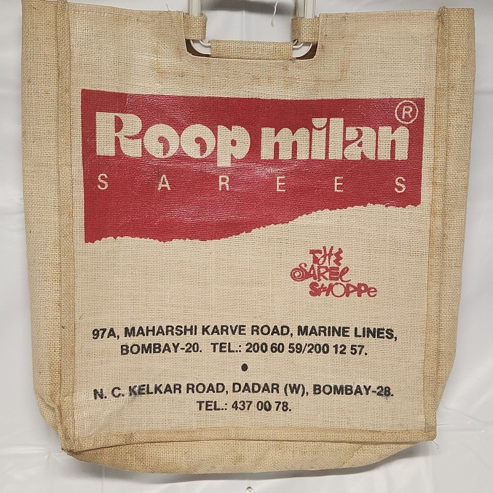 Roop Milan Sarees Tote Bag From Bombay